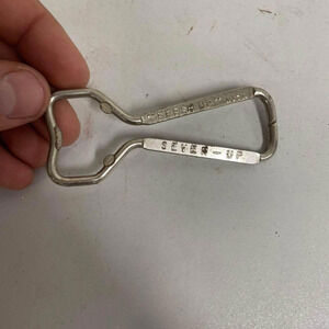 Vintage Metal Fresh Up With Seven Up Bottle Opener 7Up 7-Up Soda Pop - HLN